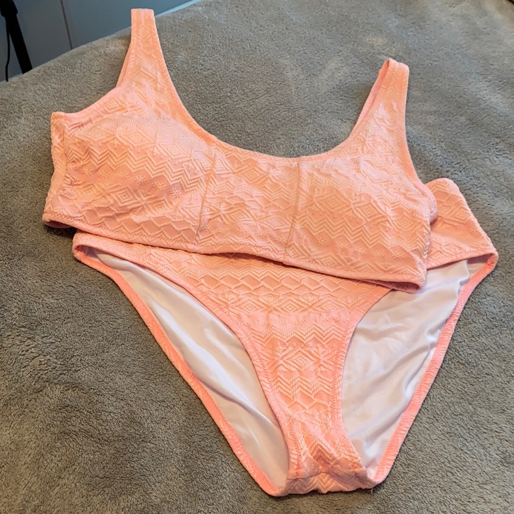 CUPSHE high waisted bathing suit